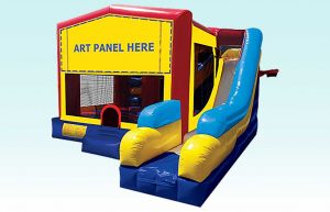 5 in 1 Module Combo Jumper, Obstacle Course and Slide