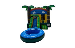 Tropical Rainbow Mini Waterslide Combo