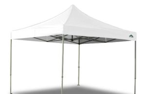 White canopy tent